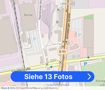 Charmante 3-Zimmer-Wohnung mit Balkon & Kamin in Altchemnitz! - Foto 1