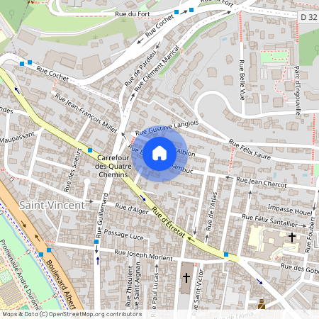 Quartier Saint Vincent, rue Belain d'Esnambuc, 76600, Le Havre