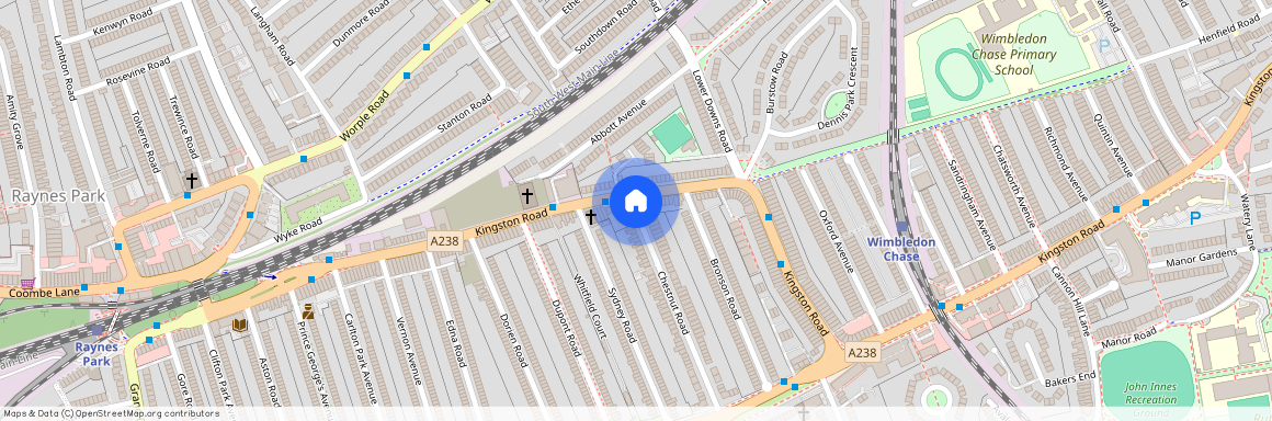 Chestnut Road, Raynes Park