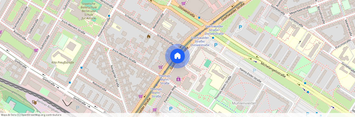 Greifswalder Str., Berlin, Prenzlauer Berg, 10409