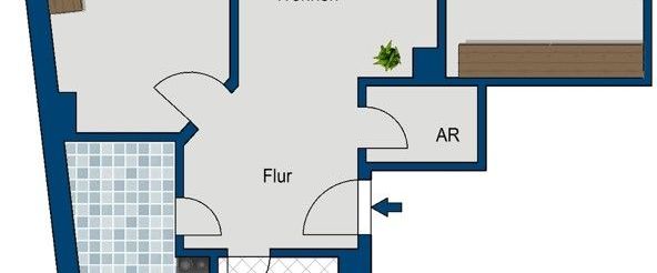 Frisch sanierte 3 Raum Wohnung zu vermieten - Photo 1