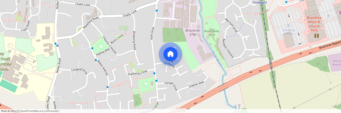 Warrenside, Braintree, Essex, CM7
