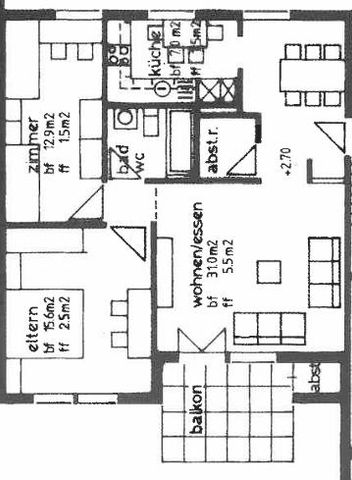 3.5 Zimmer, 74 m², 1. Stock - Photo 5