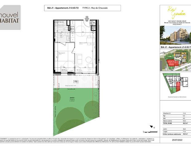 Appartement T2 avec terrasse et jardin hyper centre - Photo 1