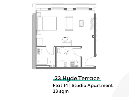 Studio to rent - Photo 2