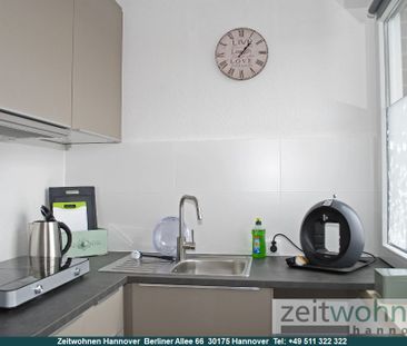 Laatzen, schöne Möblierung, 1 Zimmer Wohnung mit Balkon, 15 Min. zu... - Photo 2