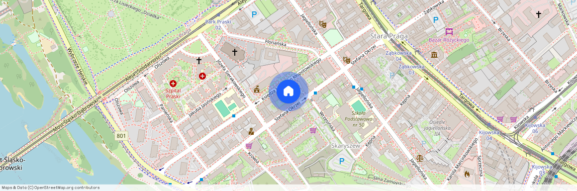 ul. Stefana Okrzei, Stara Praga, Praga-Północ, Warszawa, mazowieckie