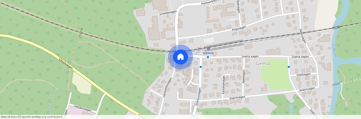 Gemla 4:51, Kronoberg, Växjö, Svarta vägen 2