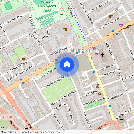 Leonard Court, Edwardes Square, Kensington W8