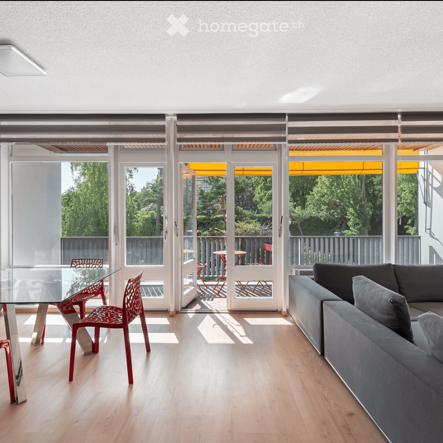 Élégant 2,5 pièces meublé avec piscine panoramique - Genève Nations - Photo 1