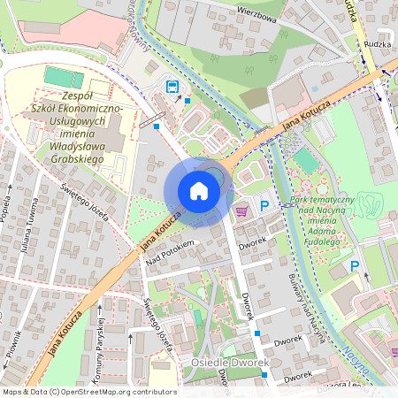 ul. Jana Kotucza, Śródmieście, Rybnik, śląskie
