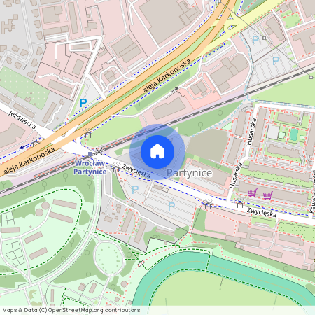 ul. Zwycięska, Partynice, Krzyki, Wrocław, dolnośląskie