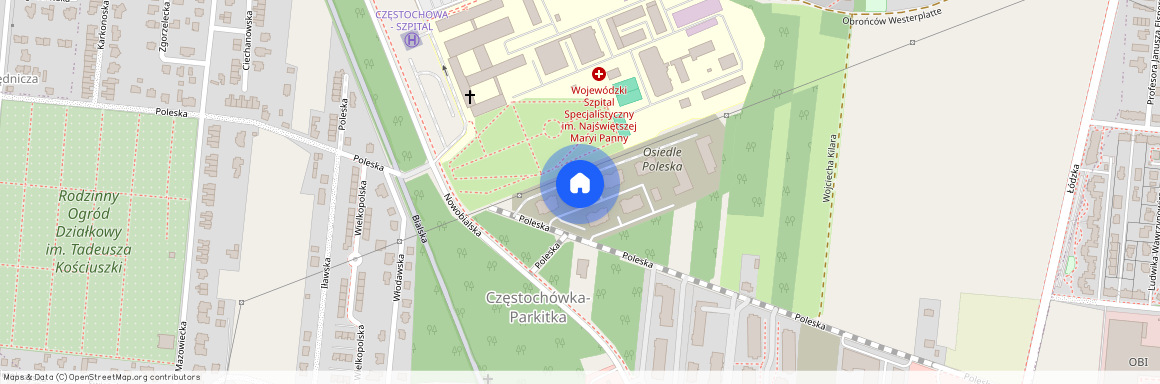 ul. Poleska, Parkitka, Częstochówka-Parkitka, Częstochowa, śląskie