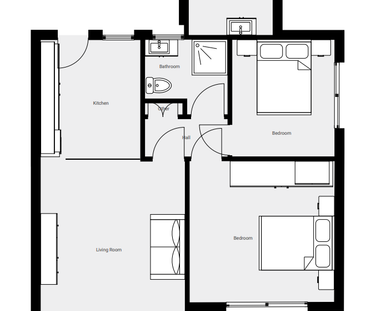Neat Two Bedroom Unit - Photo 3