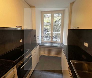 Appartement au rez, cuisine agencée, séjour, 2 chambres, salle-de-bain - Photo 3