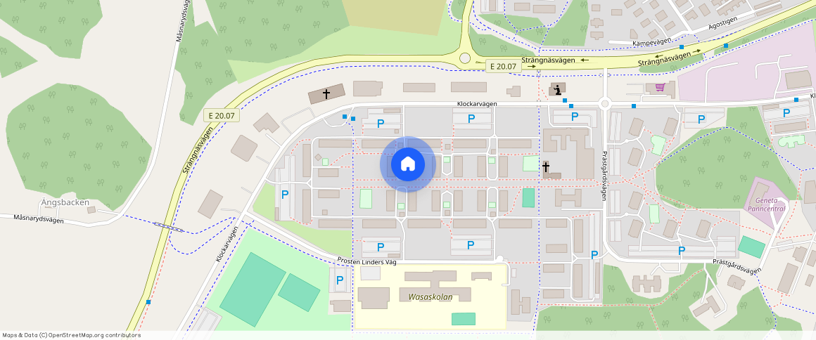 Klockarvägen **, Geneta