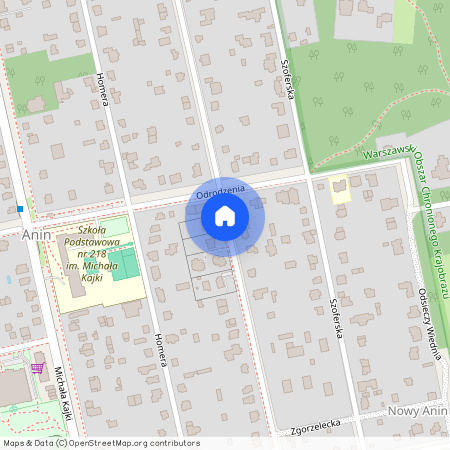 Warszawa, Wawer, Wawer, Anin, Zalipie