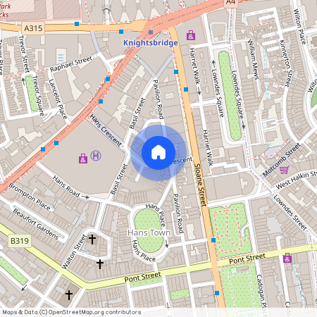 Hans Crescent, Knightsbridge, London, SW1X, United Kingdom