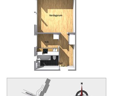 Andréegatan 3 A - Foto 1