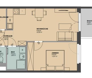 Hervorragende Lage! Moderne 2-Zimmer-Wohnung im 20. Bezirk – Anfrag... - Photo 3