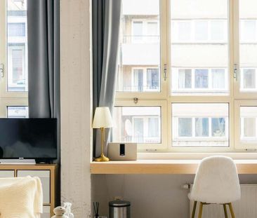 Appartement te huur in Liège voor € 570 met 1 slaapkamer - Foto 1