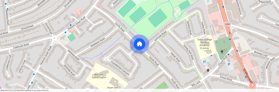 Hurdis Road, Shirley, Solihull, B90