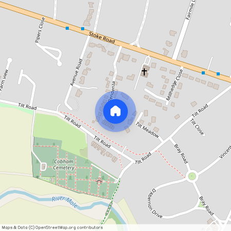 Pendenza, Cobham, KT11