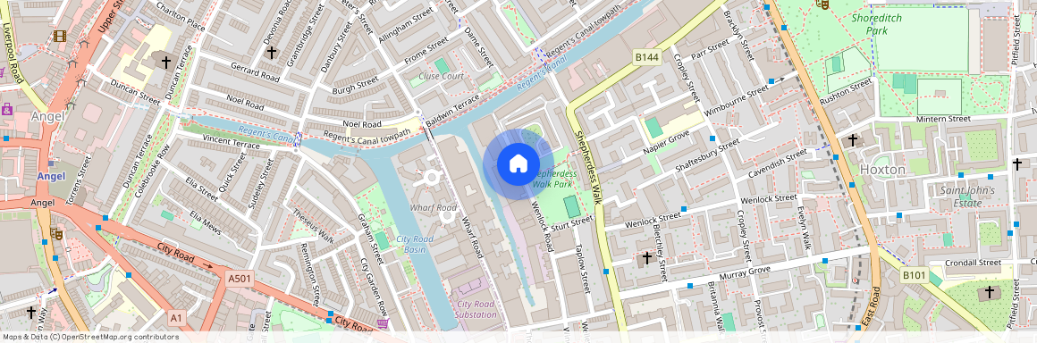 Union Wharf, Arlington Avenue, N1