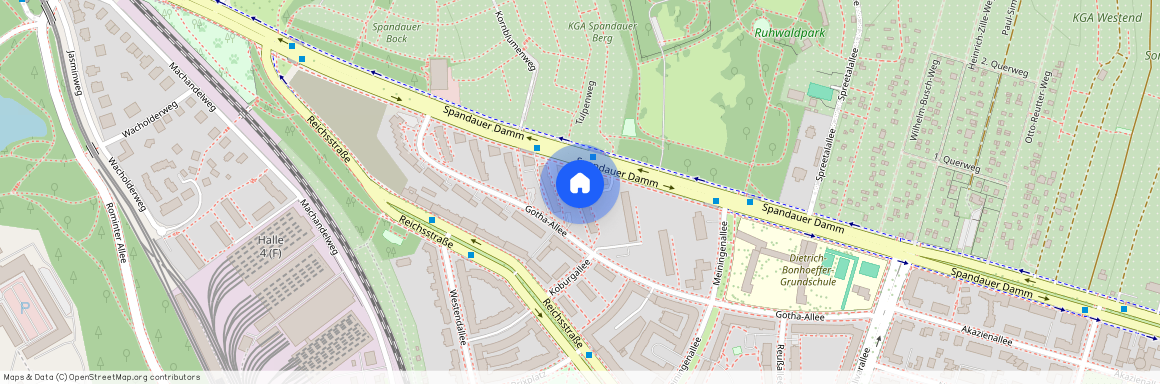 Spandauer Damm 237, 14052 Berlin - Westend