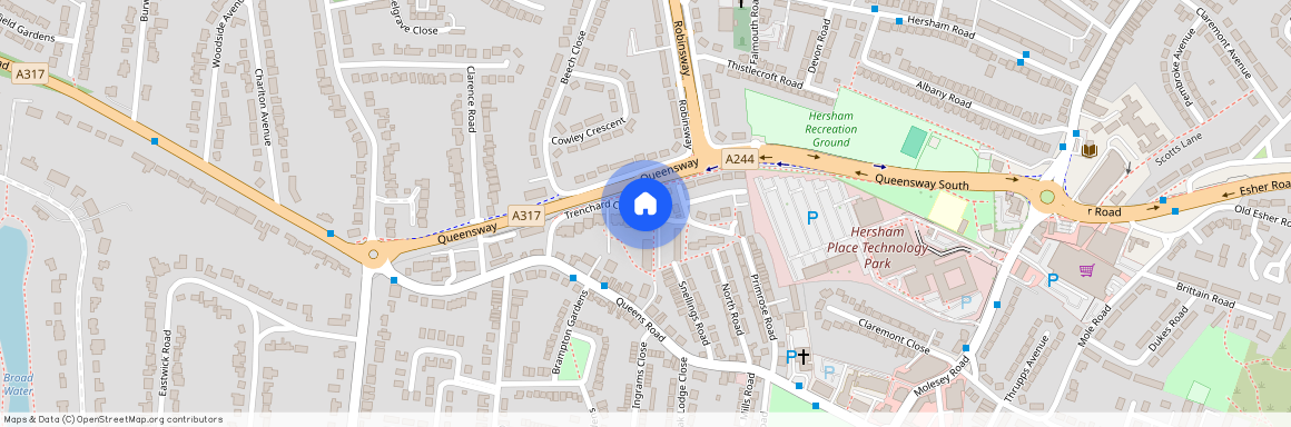 Trenchard Close, Hersham, Walton-On-Thames