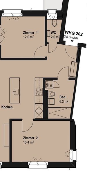 Erstvermietung beim Bahnhof Töss - Foto 1