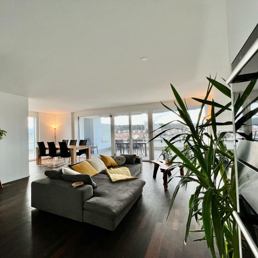 möblierte 3.5 Zimmer-Attikawohnung in Luzern - Photo 1