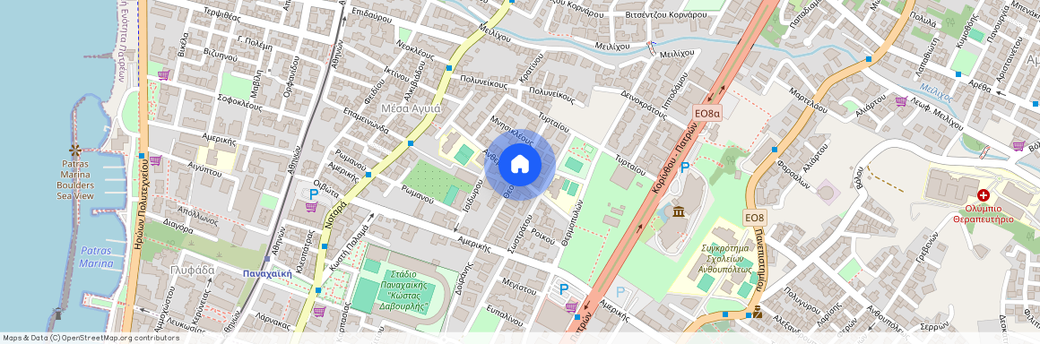 Θεοδότου 16-22, 264 42, Πάτρα (264 42), Μέσα Αγυιά - Παναχαϊκή (Πάτρα)