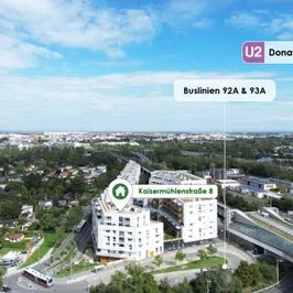 Wohngenuss nahe der Donau - Kompakte 2-Zimmer-Wohnung mit Balkon - ab 01.11.2026 beziehbar! - Foto 3