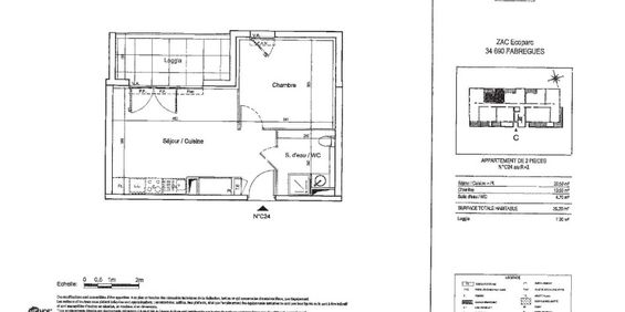 Location Appartement 2 pièces 36m² FABREGUES 34690 - Photo 3