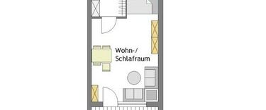 Modernisierte 1-Zimmer-Wohnung in Mülheim-Saarn - Photo 1