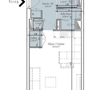 Location Appartement 2 pièces 48m² ST DIDIER AU MONT D OR 69370 - Photo 4