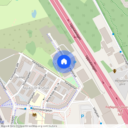 Nya Ulriksdal, Solna, Stockholm, Drottning Kristinas esplanad 6