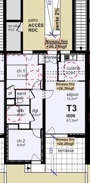 Location Appartement 3 pièces 61m² AVIGNON 84000 - Photo 2