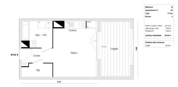 Location Appartement 1 pièce 29m² TOULOUSE 31400 - Photo 2