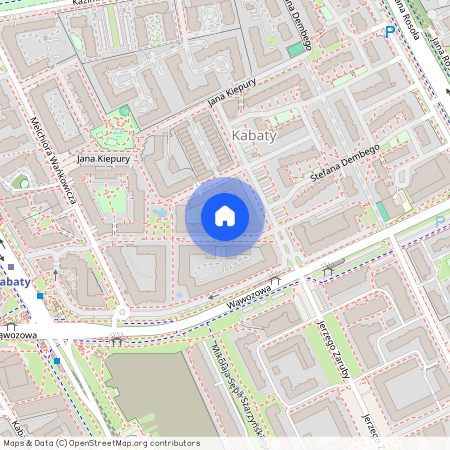 ul. Ksawerego Bronikowskiego, Kabaty, Ursynów, Warszawa, mazowieckie