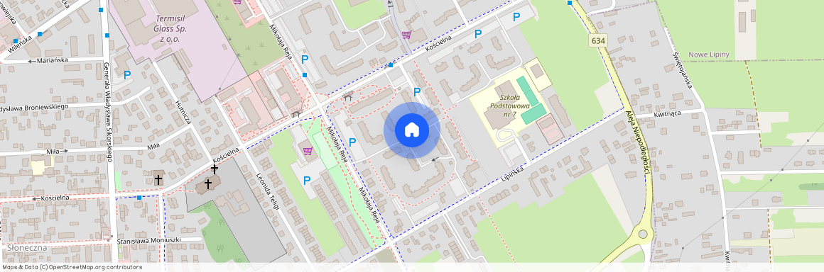 ul. Mieszka I I, Wołomin, Wołomin, wołomiński, mazowieckie