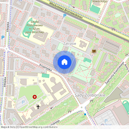ul. Przasnyska, Sady Żoliborskie, Żoliborz, Warszawa, mazowieckie