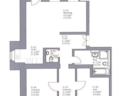 Idyllische 3-Zimmer-Wohnung mit Einbauküche und Balkon im Herzen vo... - Photo 1