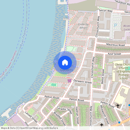 River Gardens Walk London SE10