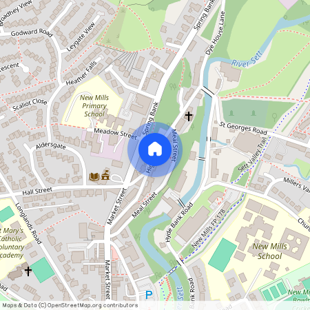 High Street, New Mills, High Peak