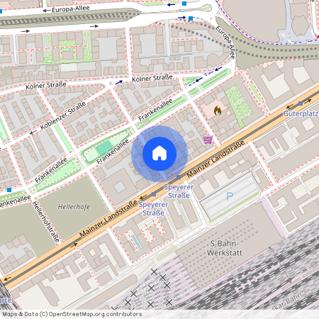 Speyerer Straße, 6, 60327 Frankfurt am Main - Gallusviertel