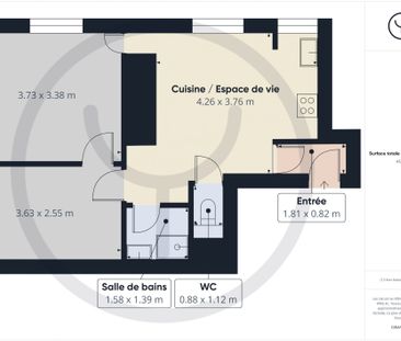 Appartement à louer, 2 pièces - Troyes 10000 - Photo 4