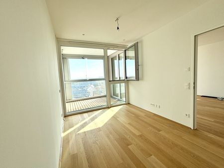 U1 U-Bahn-Station KAGRAN I Lichtdurchflutete Wohnung mit Loggia & Panoramablick I Rooftop POOL I Sauna I Fitnessraum - Photo 3