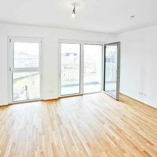 AB SEPTEMBER: Neubauwohnung mit ostseitigem Balkon und moderner Einbauküche! - Foto 1